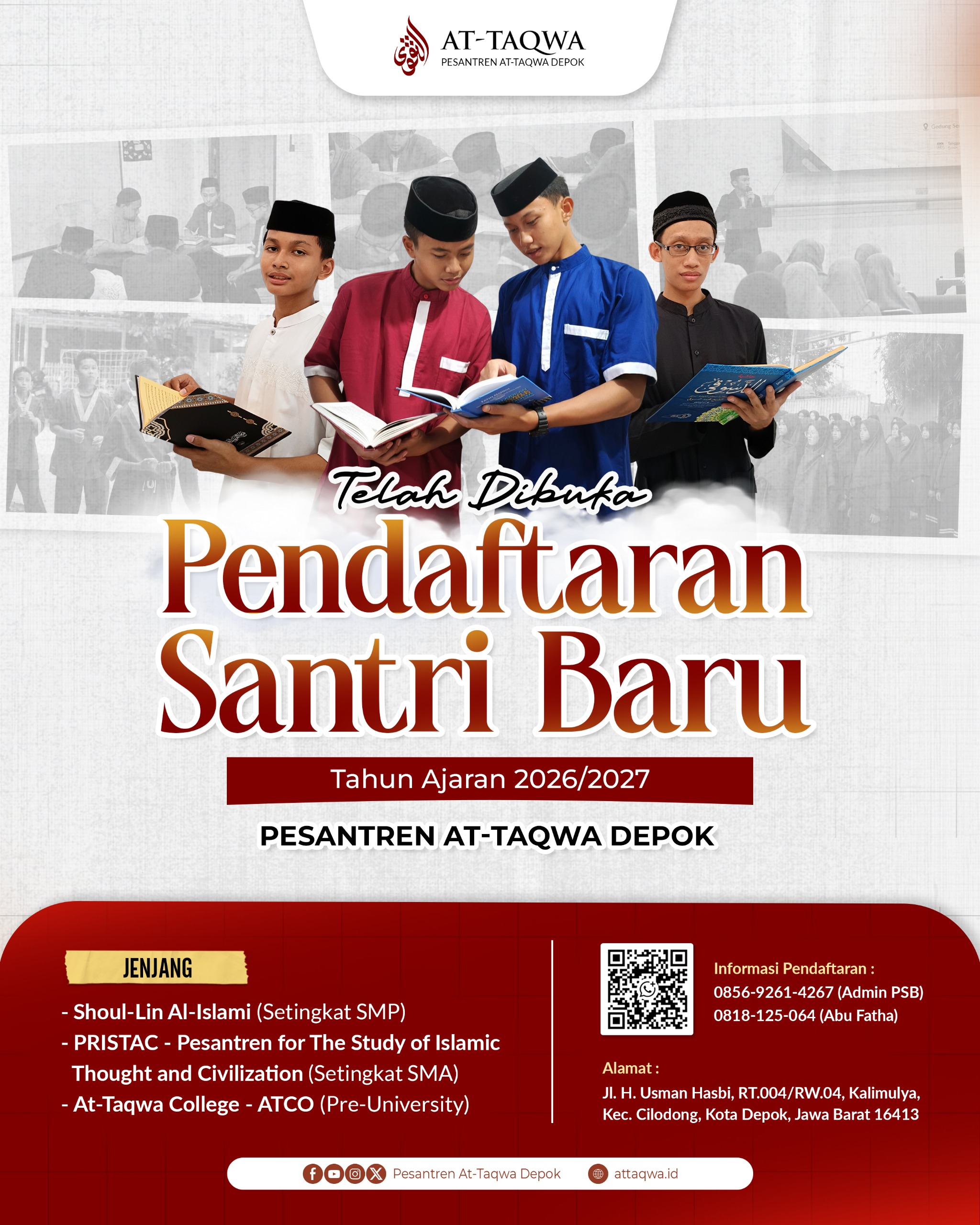 Pendaftaran Santri Baru At-taqwa Depok